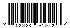 upc 012300919227 barcode image