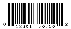 upc 012301707502 barcode image