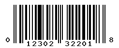 upc 012302322018 barcode image