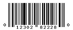upc 012302822280 barcode image