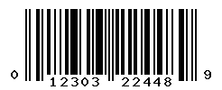 upc 012303224489 barcode image