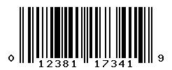 UPC barcode number 012381173419