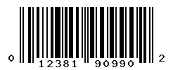 UPC barcode number 012381909902