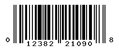 upc 012382210908 barcode image