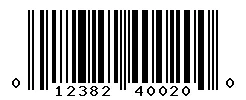 UPC barcode 012382400200