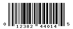 UPC barcode number 012382440145