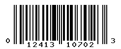 UPC barcode number 012413107023