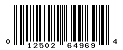 UPC barcode number 012502649694