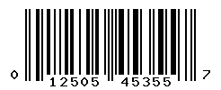 upc 012505453557 barcode image