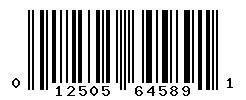 UPC barcode number 012505645891