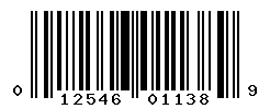 UPC barcode number 012546011389