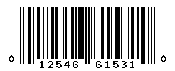 UPC barcode number 012546615310