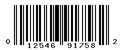 UPC barcode number 012546917582