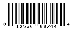 UPC barcode number 012556687444