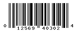 UPC barcode number 012569403024