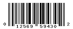 UPC barcode 012569594302