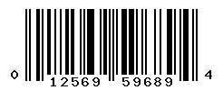 UPC barcode 012569596894