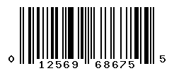 UPC barcode number 012569686755