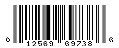 UPC barcode number 012569697386