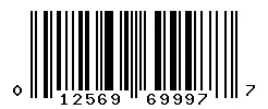 UPC barcode 012569699977