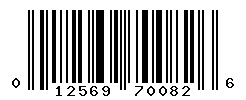 upc 012569700826 barcode image