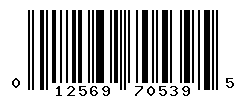 UPC barcode number 012569705395