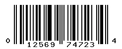 UPC 012569747234 barcode image
