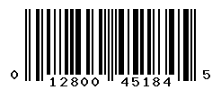 upc 012800451845 barcode image