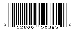 upc 012800503650 barcode image