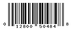 upc 012800504848 barcode image