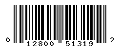 UPC barcode number 012800513192