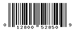 UPC barcode number 012800528509