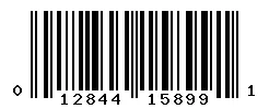 UPC barcode 012844158991