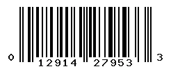 UPC barcode 012914279533