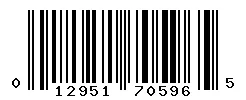 UPC barcode 012951705965