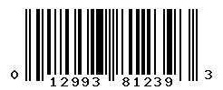 UPC barcode 012993812393