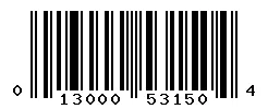 013000531504 barcode