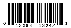 UPC barcode number 013088132471