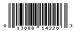 upc 013088142203 barcode image