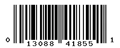 UPC barcode 013088418551