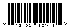 upc 013205105845 barcode image