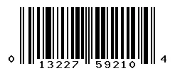 013227592104 barcode