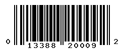 upc 013388200092 barcode image