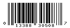 upc 013388305087 barcode image