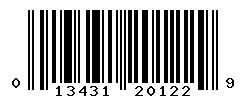 upc 013431201229 barcode image