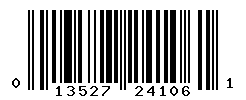 UPC barcode number 013527241061