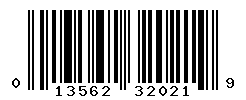 UPC barcode number 013562320219