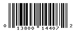upc 013800144072 barcode image