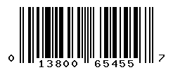 upc 013800654557 barcode image