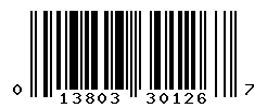 upc 013803301267 barcode image